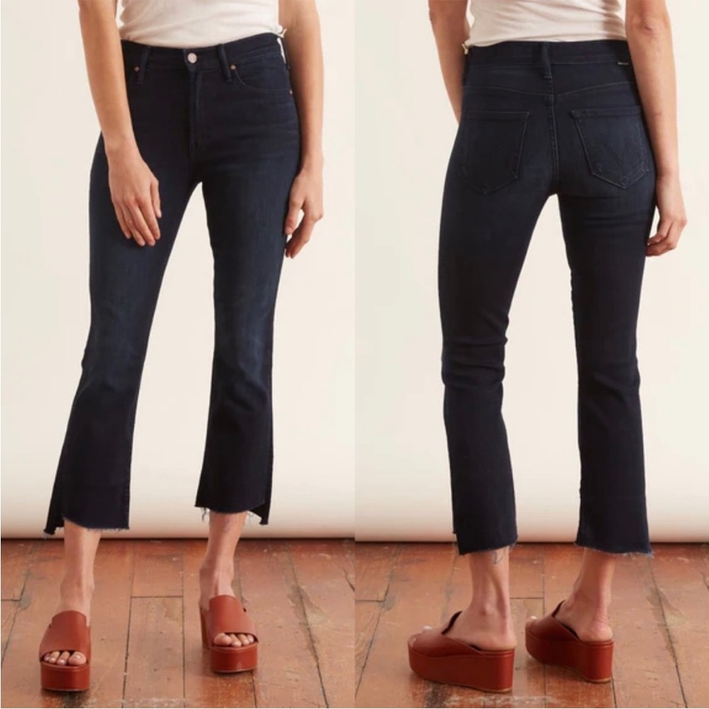 MOTHER Denim The Insider Crop Step Fray Jeans in After Party